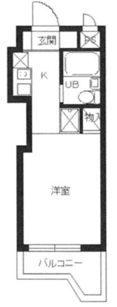 スカイコート綱島第2の物件間取画像